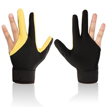 Billiards gloves professional three-finger gloves left breathable nine-ball snooker snooker gloves non-slip high-grade right hand