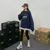 Salt retro Korean version of loose fake two spring and autumn thin vests female design sense large size super fire coat ins tide