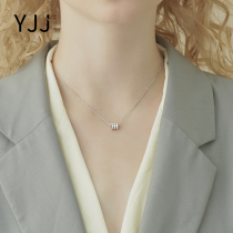 Silver Jane Ji small waist necklace female sterling silver ins cold wind choker simple temperament light luxury niche design sense