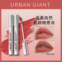 URBAN GIANT VELVET matte lip gloss Student lipstick Long-lasting moisturizing matte water gloss Lip gloss Small U square lip glaze
