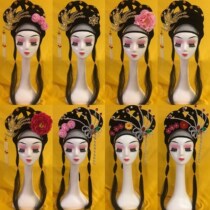 Drama Opera Supplies Ancient Clothes Dance Girls Head Accessories Fairy Hair Accessories Classical Dance Huang Mei Opera Head Decoration Change Headwear