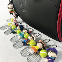 Tennis hanging doll small gift souvenir tournament club team souvenir
