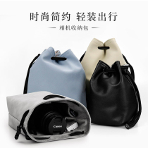 SLR camera lens bag Digital finishing storage bag Simple waterproof portable professional photo photography accessories bag