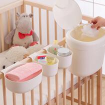 Bedside hanging basket Crib Hanging Containing Dormitory Bedside Storage Basket Nursing Desk Diaper containing box Kitchen Home box
