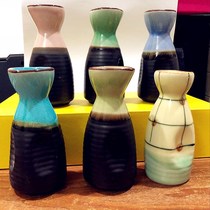 Day Style Clear Wine Pot Liquor Wine Furniture Home Ceramic Retro Winemaker Hot Wine Pot small wine bottles Wine Distributor