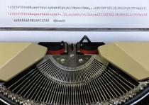 Vintage]70S Bulgarian old-fashioned German) English German mechanical typewriter can be used normally