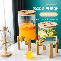 Juice bucket with faucet Commercial self-service beverage bucket Breakfast shop Milk juice Ding Coffee Ding drink