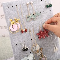  Jewelry storage box Earrings bracelet Princess European-style Korean jewelry storage rack Earrings storage shelf display