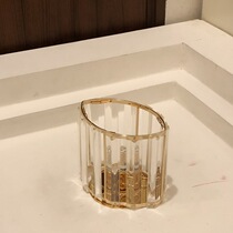 Cross border Amazon Creative incense Candle Holder Brief Glass Pendulum crystal lampshade European-style Romantic Home