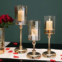 Light Extravagant Wax Candleholder Nordic Retro Romantic Table Candlelight Dinner Props Home Minimalist Modern Adornment Pendulum