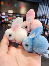 Rabbit 05 Three-dimensional red plush sweet net cartoon hairclip
