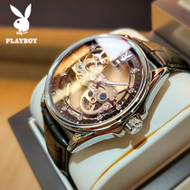 Flower Playboy Men Watch Mens Watches Mens Machinery Table New Hollowed-out Fully Automatic Fashion Trend Brands Wristwatch