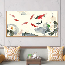 Koi Opera digital oil color painting diy filling hand painting painting painting color Chinese style decoration hanging painting