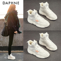 Daphne high-top shoes womens shoes 2021 new autumn wild leisure autumn and winter sports explosive daddy shoes