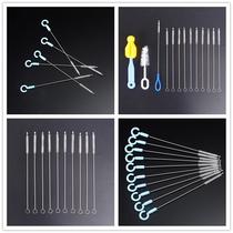 Straw brush Baby bottle brush set Baby straw cup brush thickened extended straw cleaning Slender cleaning brush