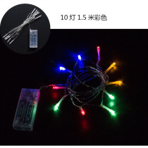 Battery box light string low voltage environmental protection color warm white always bright flashing copper wire bare light worker customization