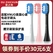 Soft hair xnuo American Xinnuo electric toothbrush head A509 AX08 universal toothbrush brush head replacement head YS01