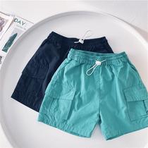 Boys summer shorts thin 2021 new childrens summer five-point pants small and medium-sized boys baby shorts for summer wear
