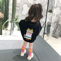 Childrens clothes for men and women baby spring clothes 2021 New Korean version of foreign style long sleeve hooded clothes baby handsome coat