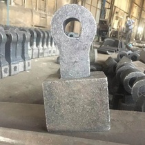 Hammer type sand crusher Hammer head mine gravel machine High chromium alloy hammer head wear-resistant screen guard grate bottom leakage