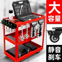 Tool cart trolley multi-function frame sub-layer hand push maintenance storage frame mobile cabinet auto repair workshop drawer type