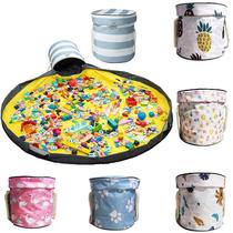  Printed toy storage bag Baby toy fast storage bucket bag Childrens toy fast storage bag