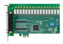 PCIE-1762H 16-way relay and 16-way isolated digital input with digital filter and interrupt PCI
