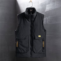 Semir winter jacket down cotton waistcoat mens tooling Korean trend waistcoat student warm vest vest