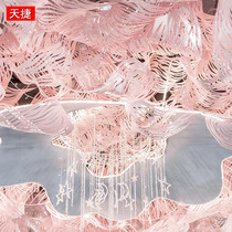  Tianjie creative wedding decoration Paper carving paper art wedding ceiling pendant Hotel lobby net celebrity shop window layout