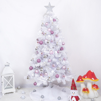 Old Man 1 2 1 5 meters 1 8 white Christmas tree set meal Christmas scene decoration luxury encryption
