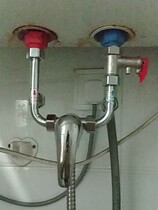 Daquan copper electric water heater mixing valve open-mounted switch hot and cold mixed U-shaped faucet shower universal matching