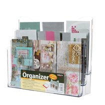 Wall-mounted A4 horizontal three-layer transparent desktop acrylic display stand A6 wall-mounted wall-mounted A3 Vertical data storage box Flyer file classification rack Advertising magazine hospital catalog service desk