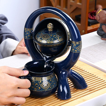 Semi-automatic shake tea set office semi-automatic Teapot Tea Cup home free tea maker set