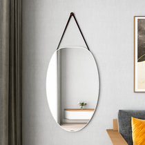 Full body dressing mirror self-adhesive Japanese household wall fitting wall fitting porch porch floor ins Wind living room is high and thin