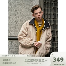 EviStub 20FW Japanese retro Vintage cotton coat loose street winter cotton jacket mens tide