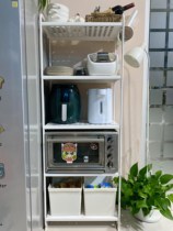 Kitchen shelf multi-layer microwave oven rack oven rack suitable for household flower shelf storage MULIG MULIG