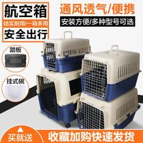 Pet Pull Lever Box Airbox Consigned Special National Air Suitcase Dog Cat Consignment Box Cat Cage Portable Out