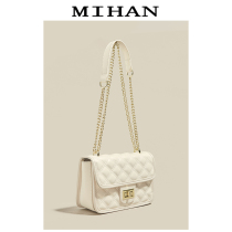 Super fire small bag womens summer wild 2021 new fashion lingge chain net red ins niche messenger bag