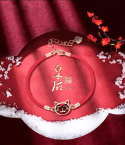 Forbidden City Kitty Pure Silver Bracelet Girl Lucky Red Rope Transshipment Beads Valentines Day Sends Girlfriend Birthday Memorial Gift