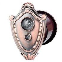 High-grade Jingyuan antique copper gold cup anti-theft door cat's eye with doorbell anti-theft door integrated doorbell 35MM 45MM