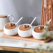 Restaurant vinegar pot chili jar commercial oil jar soy sauce bottle vinegar bottle set household kitchen utensils oil jug