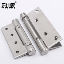Factory price Wholesale stainless steel spring hinge 90-degree positioning hinge hydraulic buffer automatic closing self-closing hinge