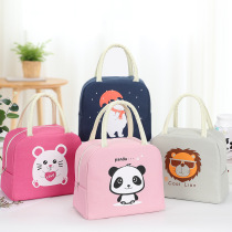 Lunch box Hand bag waterproof insulation bag student office worker with lunch bag simple aluminum foil thickened warm bag
