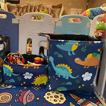 Nordic childrens toy storage barrel corkhead storage basket storage box cartoon clothing dirty clothes bucket