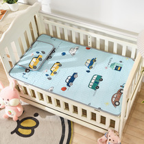 Baby bed mat Summer ice silk childrens kindergarten special newborn baby latex soft mat breathable can be customized