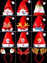 Christmas children adult little boy girl head hoops adorned baby babys activities party holiday decorations