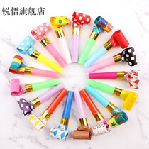  Children start school toy blow whistle blow and roll party birthday party booing to blame for little trumpeter holiday