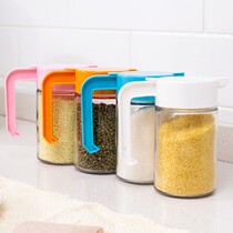 Seasoning jar Nordic seasoning jar glass kitchen sprinkling bottle combination starch storage bottle seasoning bottle set