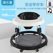 Baby boy learning walkway 6 7-18 months Multi-functional anti-side male and female baby trolley foldable with music