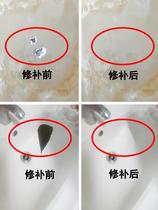 Basin toilet repair leaking water glue washbasin ceramic repair tile crack sanitary ware waterproof seam Basin